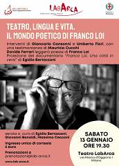 Teatro, lingua e vita. il mondo poetico di franco loi